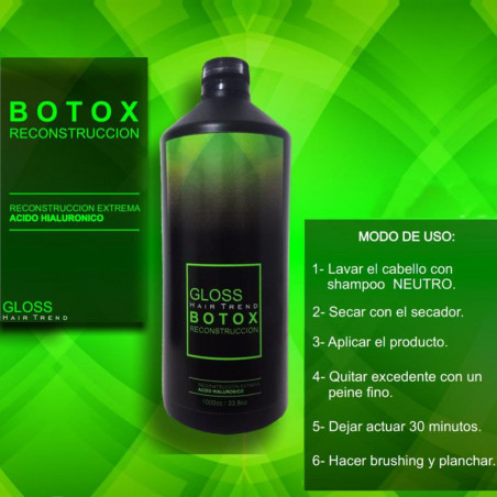 Botox Reconstrucción x1L (5%) - Gloss - Hair Trend