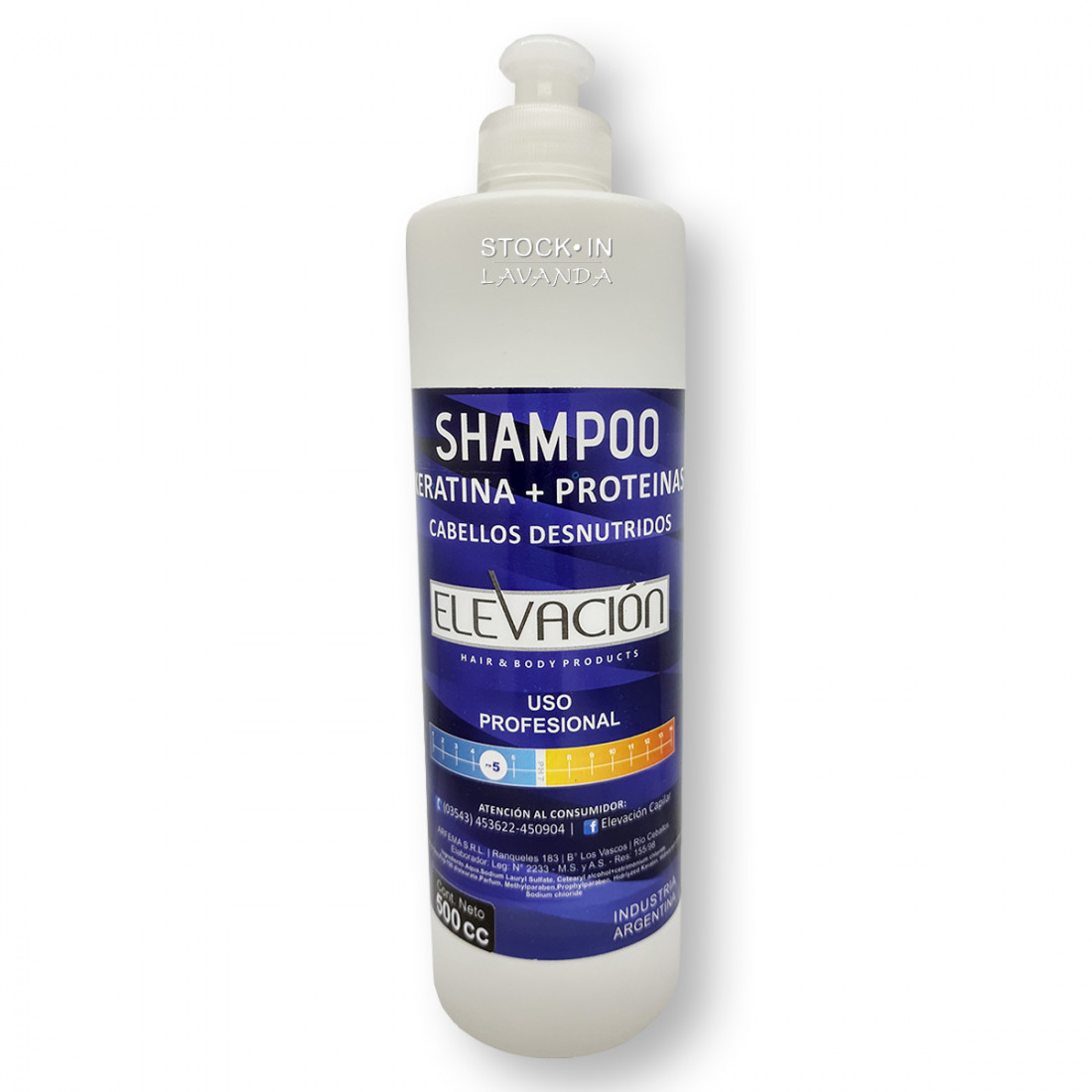 Shampoo Keratina + Proteína X500CC ELEVACIÓN