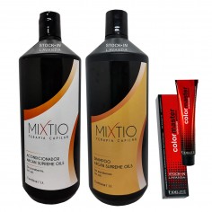 20 Tinturas Color Master X60grs + Shampoo y Acondicionador X1lt c/u - Mixtio