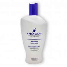 Shampoo Matizador Azul y Violeta c/ Gloxilico Libre de Formol x250 Grs. - BAHIA EVANS