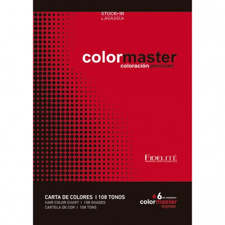 Carta De Colores Color Master  114 Tonos (108 tonos regulares + 6 Colores Express) - FIDELITE