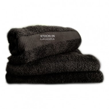 Toalla Algodon %100 430gr Negra - Arcoiris