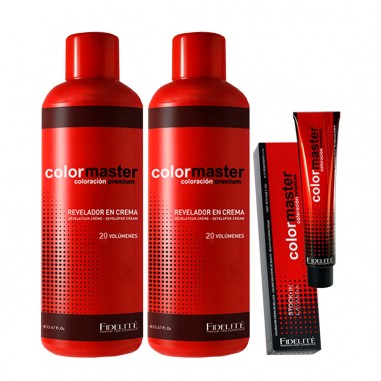 25 Tinturas Color Máster + 2 Oxidantes x 990ml -  Fidelité