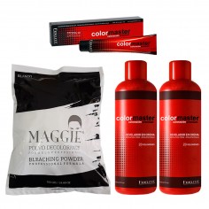 30 Tinturas Color Máster + 2 Oxidantes + decolorante - Fidelite | Maggie