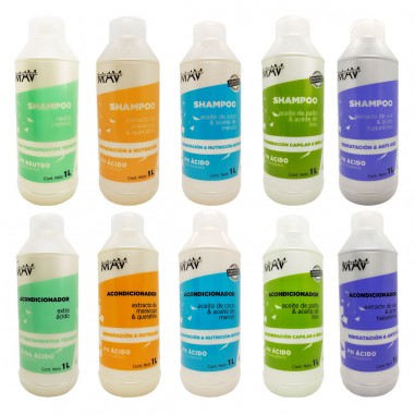 12 Shampoo Y / O Acondicionador A Eleccion X1l Mav