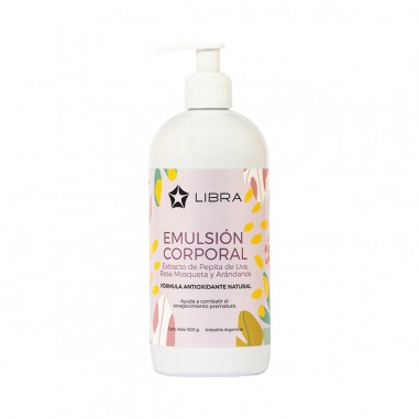 Emulsión Corporal Antioxidante Natural x 500 grs - Libra