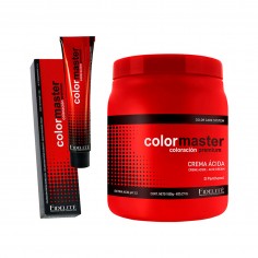 24 Tinturas Color Master + 1 Mascara Acida X 1kg - Fidelite