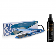 Plancha para cabello Stylemakers + Protector Termico Argan X120 Ml. - Fidelite