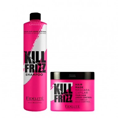 Kit shampoo x 900 ml + mascara x 500 gr. Kill Frizz - Fidelite