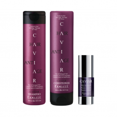 Hidratación Cabello Secos: Shampoo, Acondicionador y Sérum Caviar Fidelite