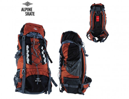 Mochila trekking Art. ALP AP-B123 nylon ripstop + PU 80+10 